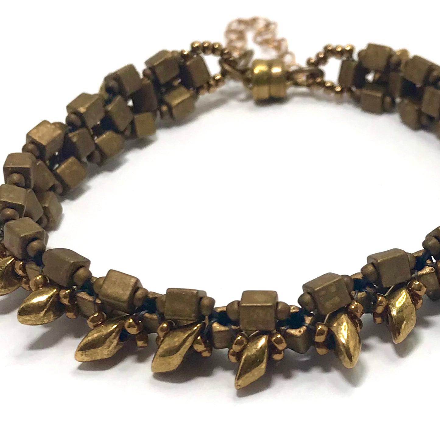 Brass Spiky Bracelet