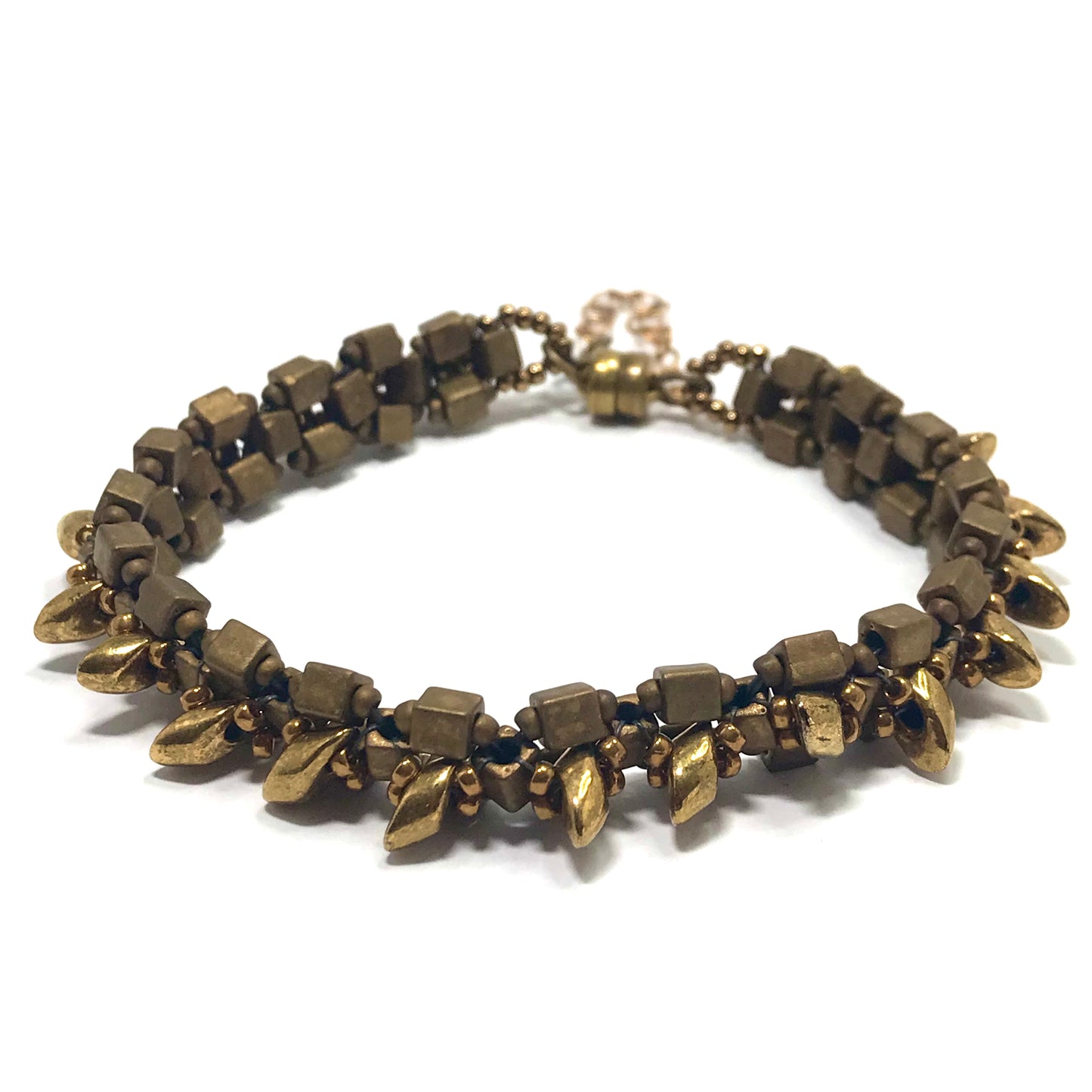 Brass Spiky Bracelet