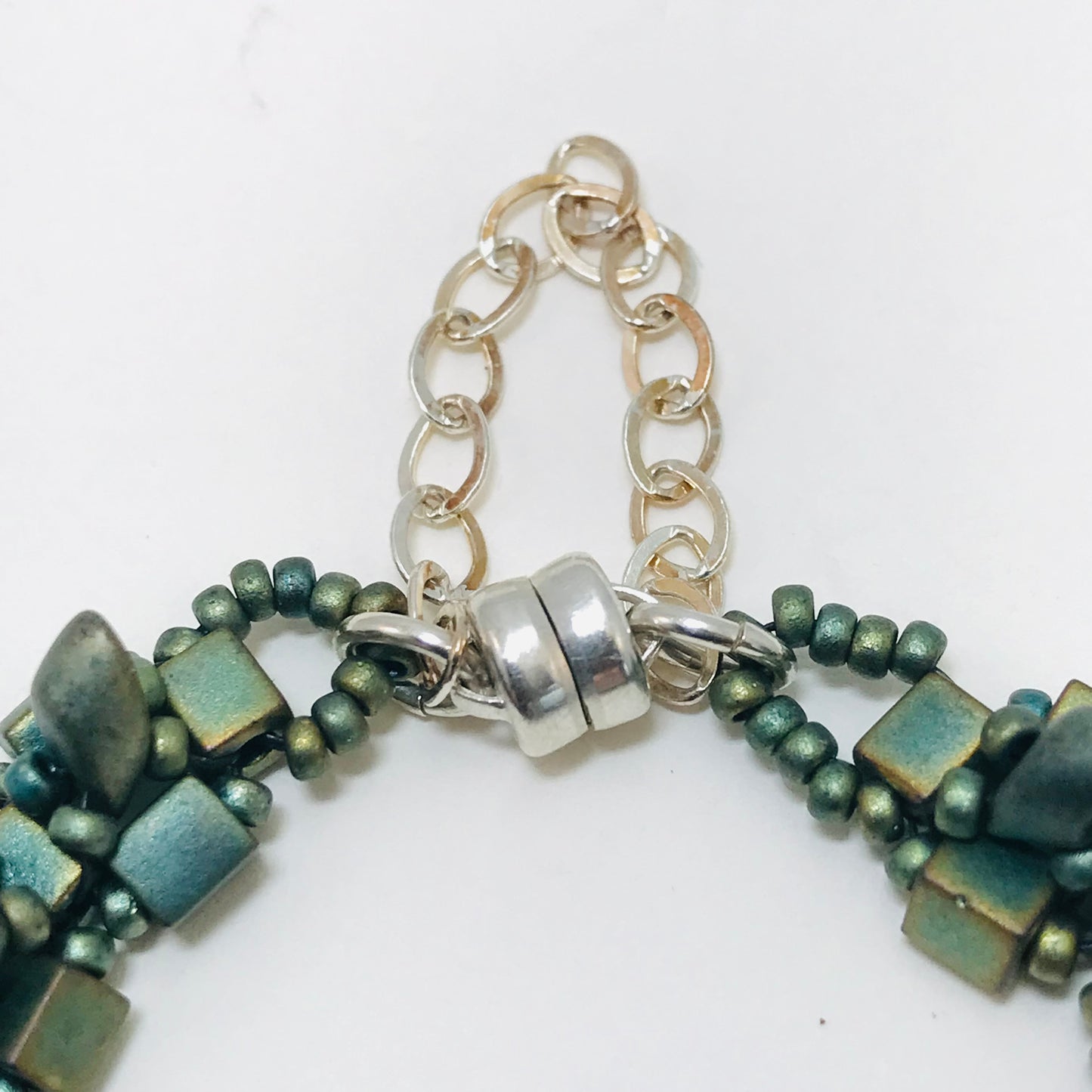 Patina Green Spiky Bracelet