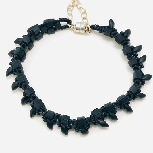 Black Spiky Bracelet