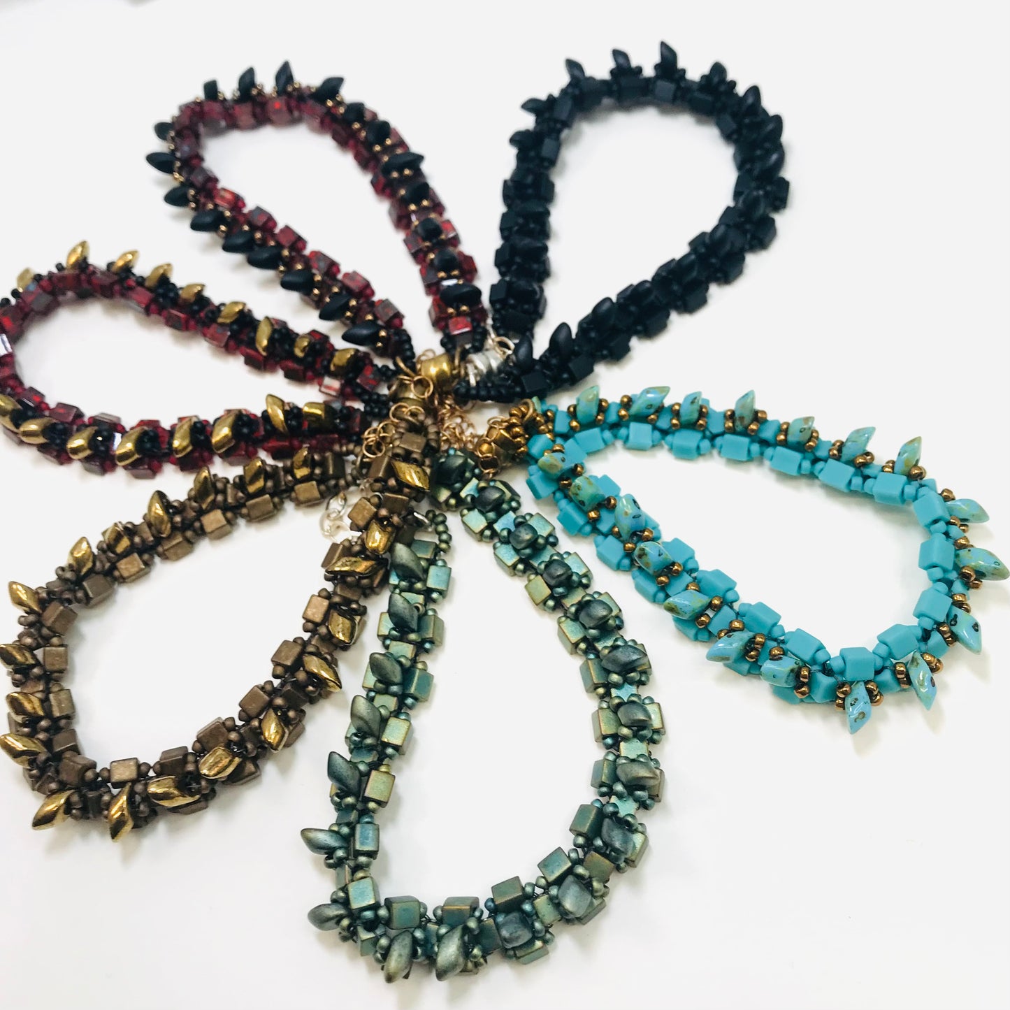 Turquoisey Spiky Bracelet