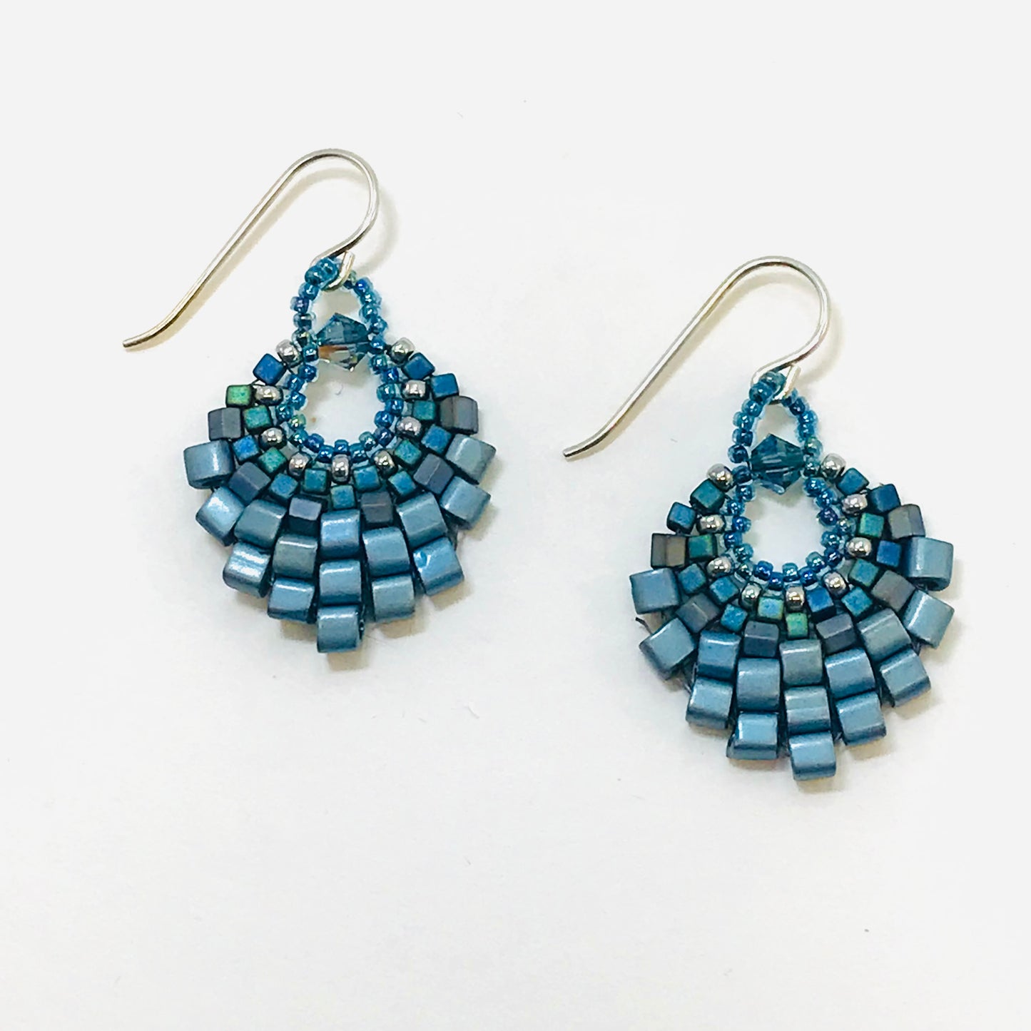 Zenith Blue Basket Earring - Small