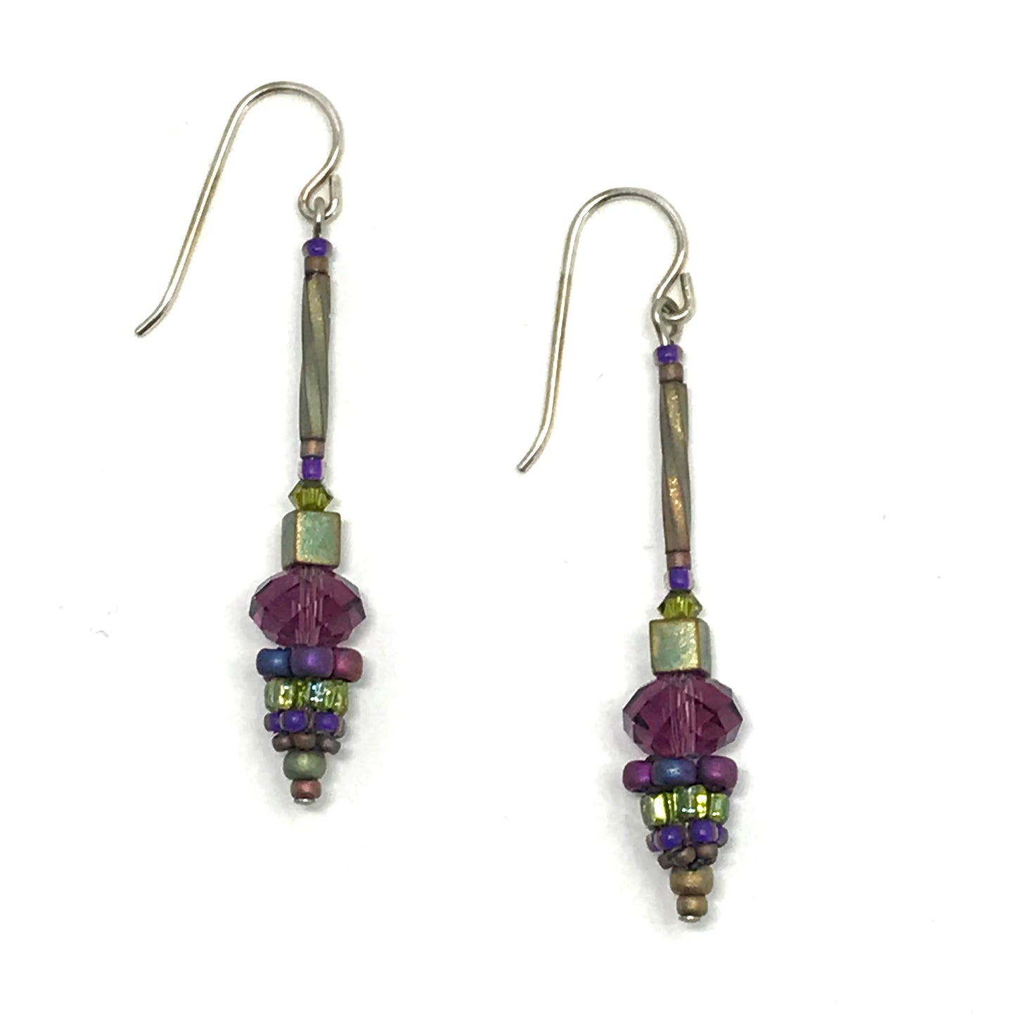 Khaki Stick Earrings