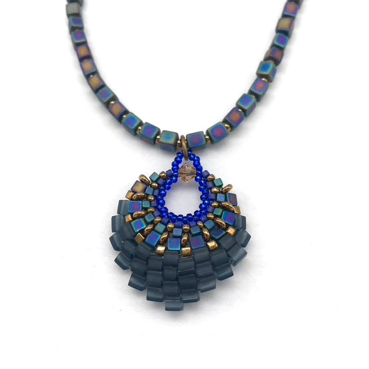 Montana Blue  Basket Necklace