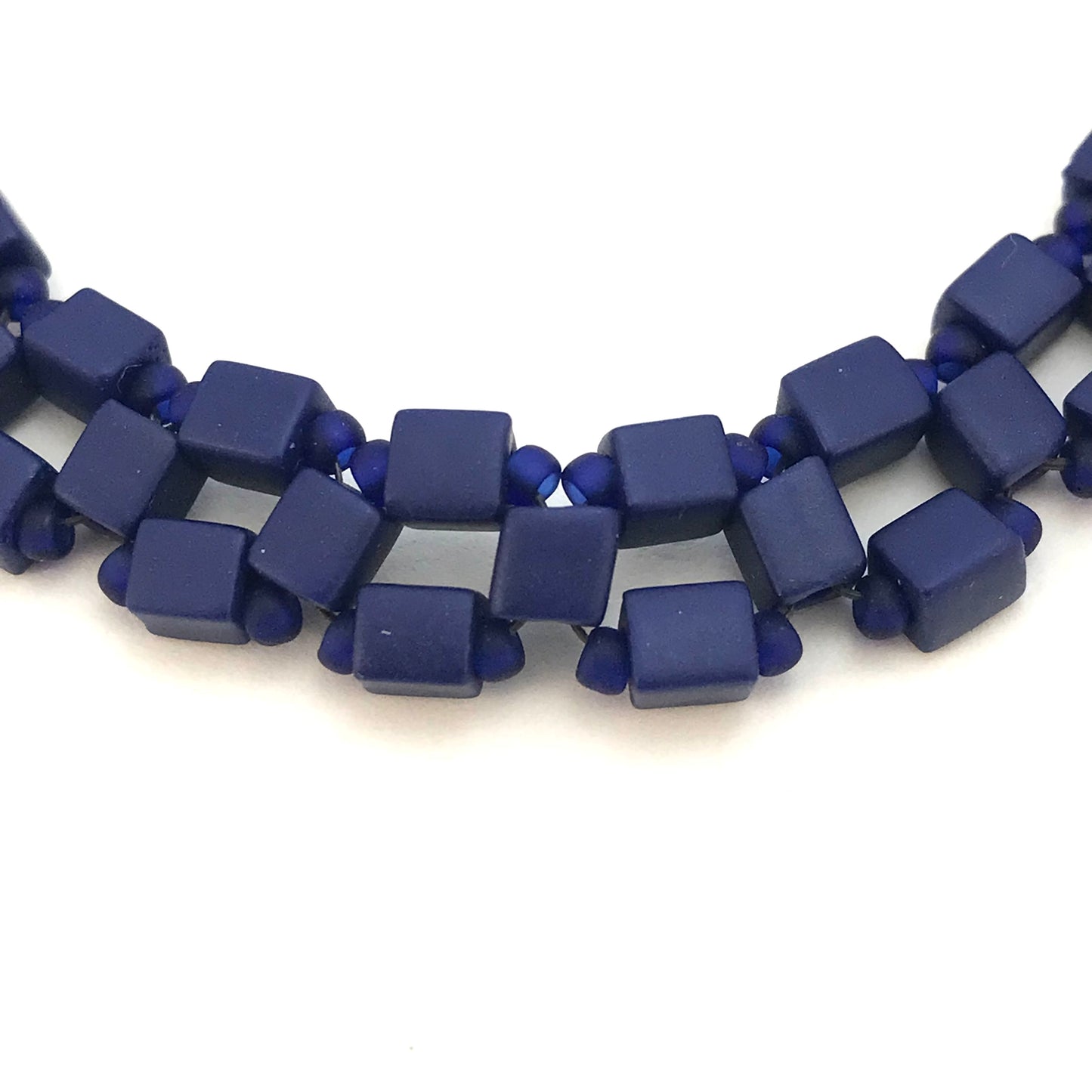 Midnight Blue Flat Minimalist Bracelet