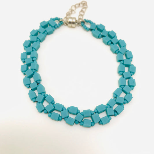 Turquoise Flat Minimalist Bracelet