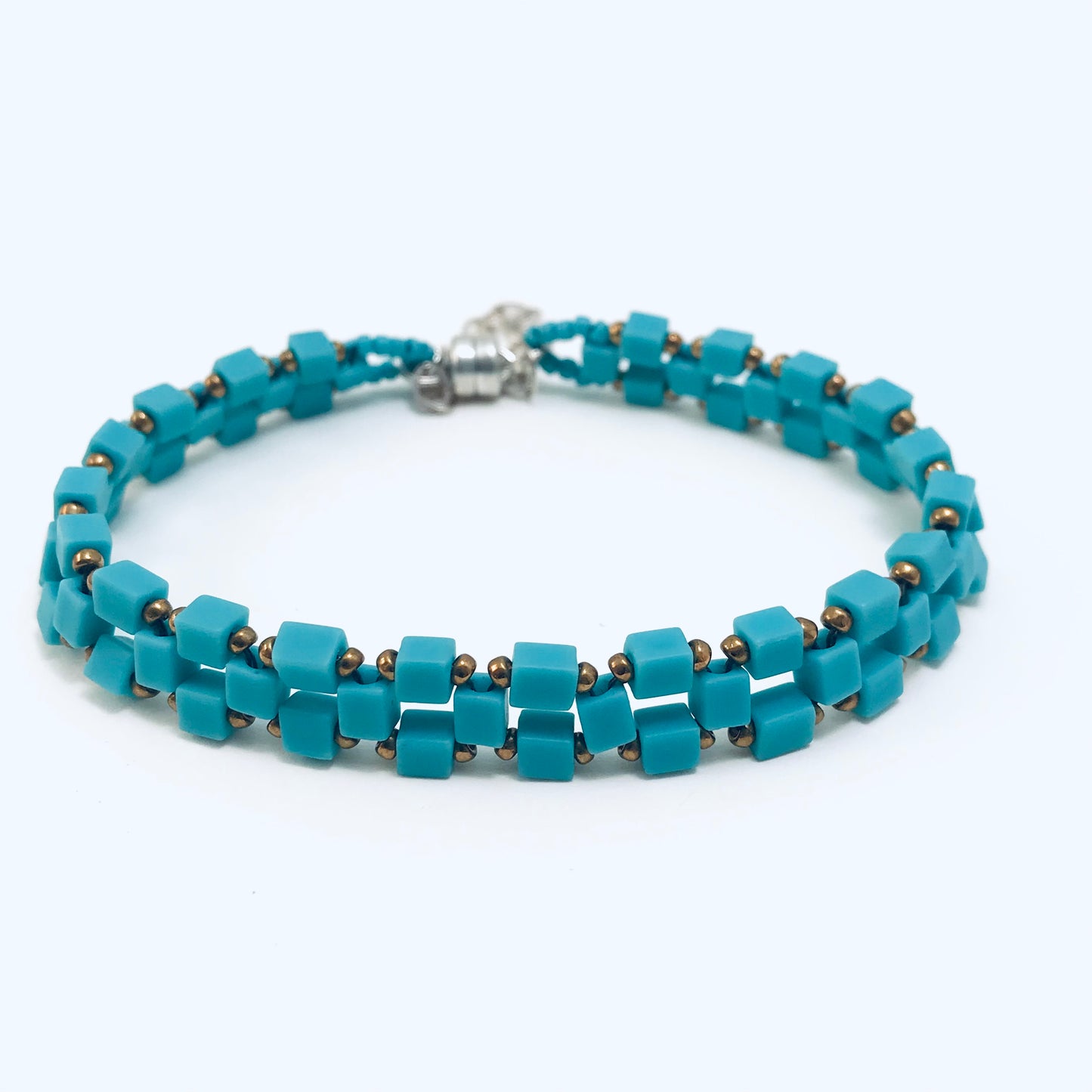 Turquoise Flat Minimalist Bracelet