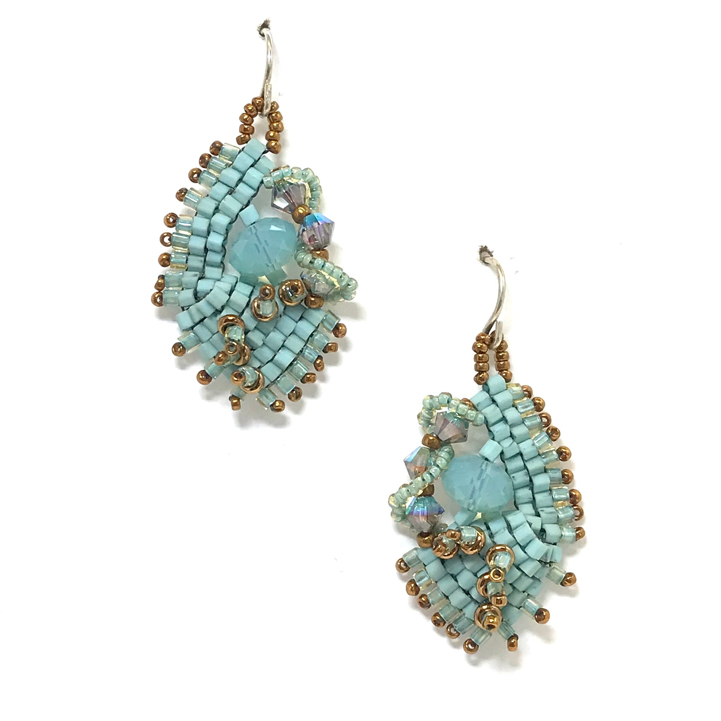 Seafoam Nugget Earrings