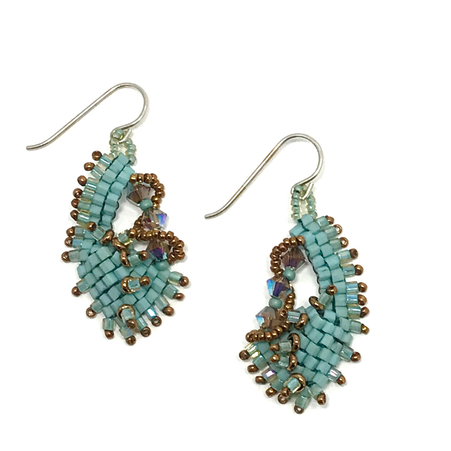 Seafoam Nugget Earrings