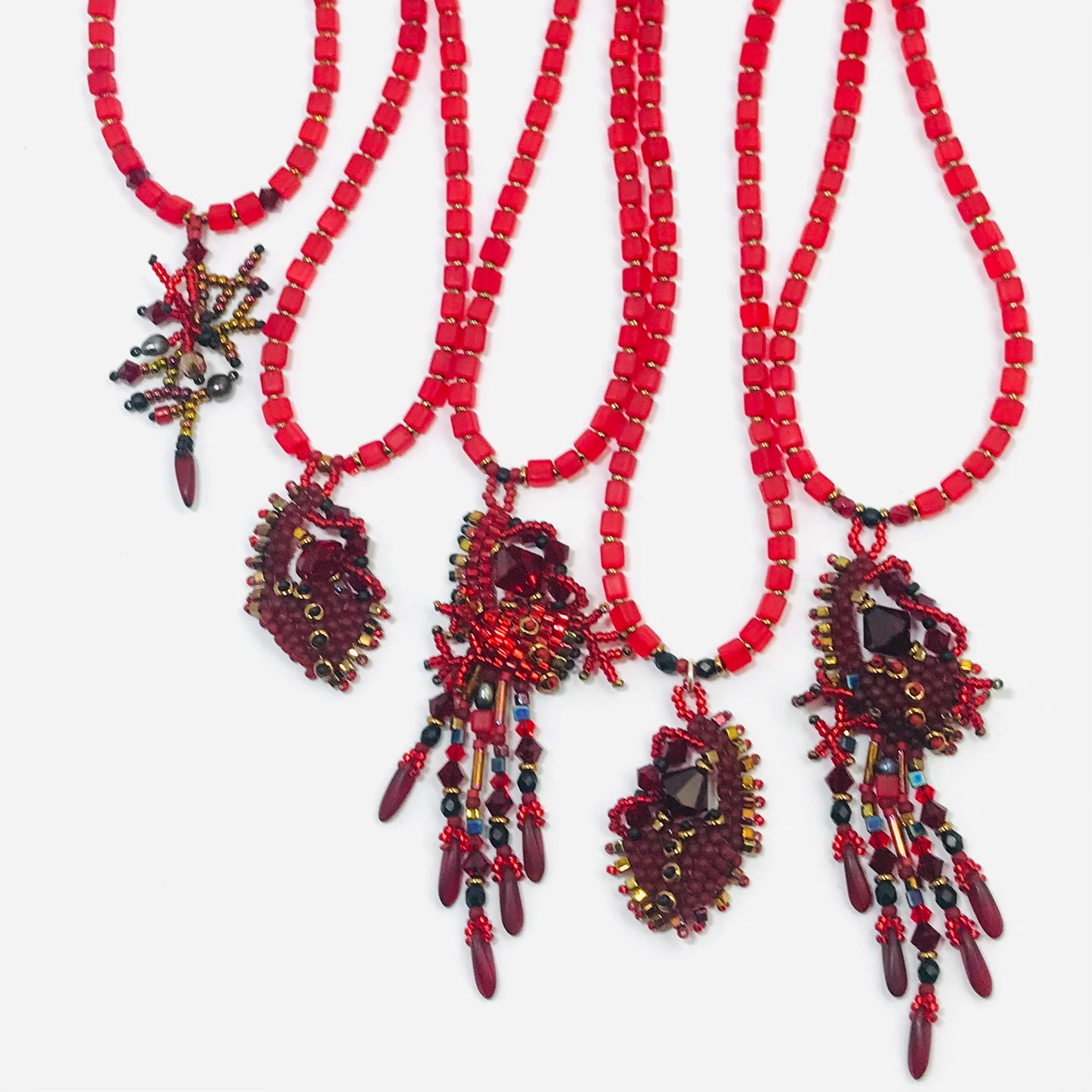 Red Primordial Nugget Necklace