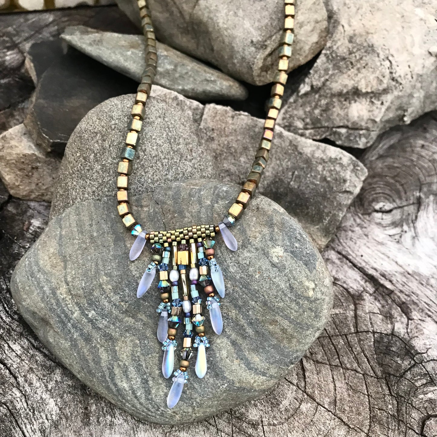 Fringy Mermaid Necklace - 7 strands